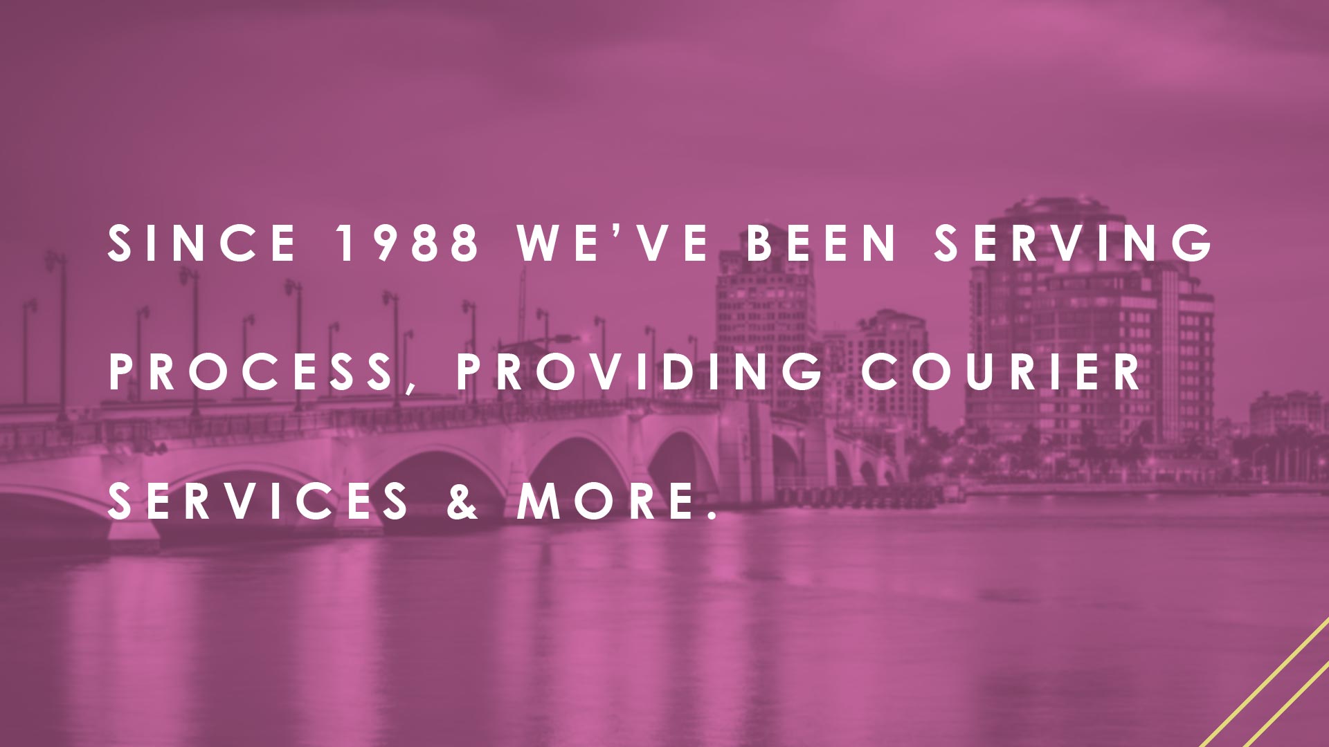 Since 1988 Signed Sealed & Delivered has been serving process, providing courier services and much more.